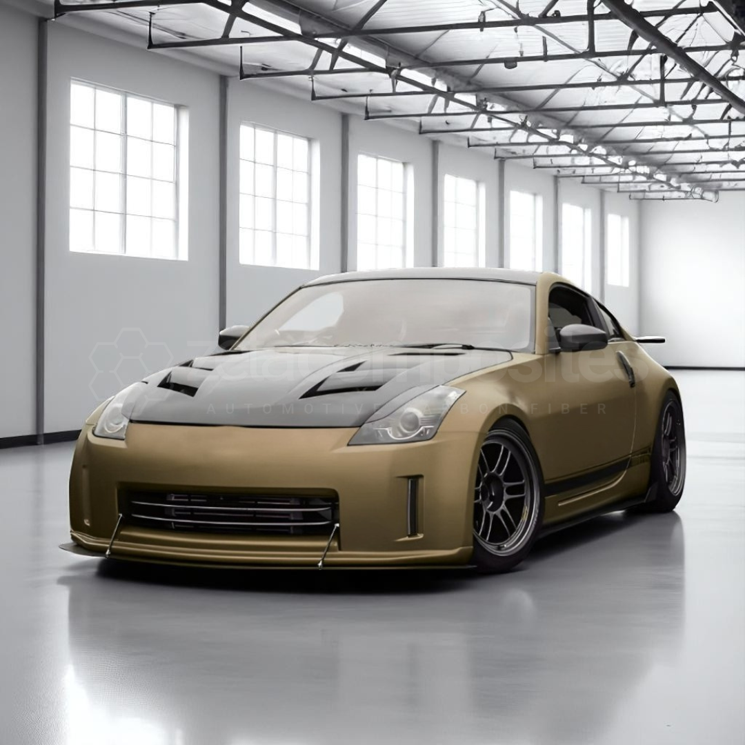 Carbon Fiber Hood Vented for Nissan 350z