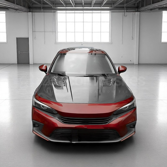 Carbon Fiber Hood Track Style for 11th Gen Honda Civic (2022+)