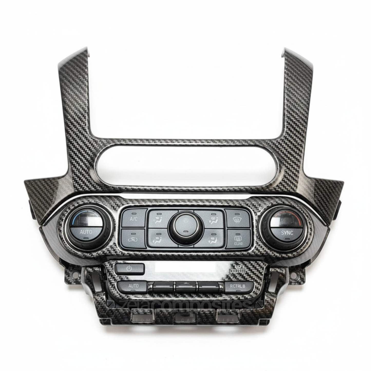 (2015'-2020') Carbon Fiber Radio Bezel Direct Replacement for Chevy Tahoe / Suburban