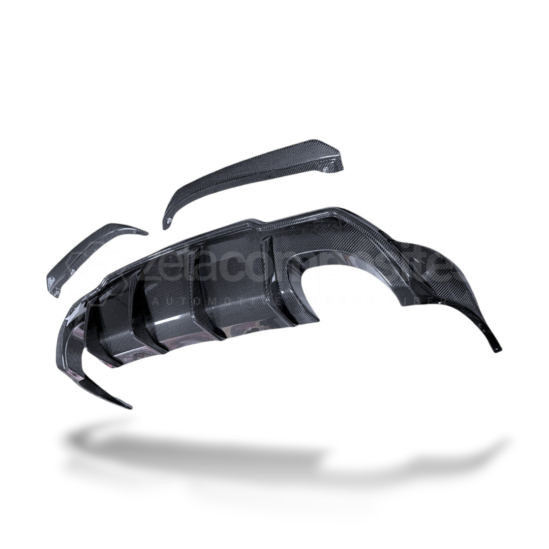 Carbon Fiber Rear Diffuser for 2016+ Lexus GSF GS F Sport