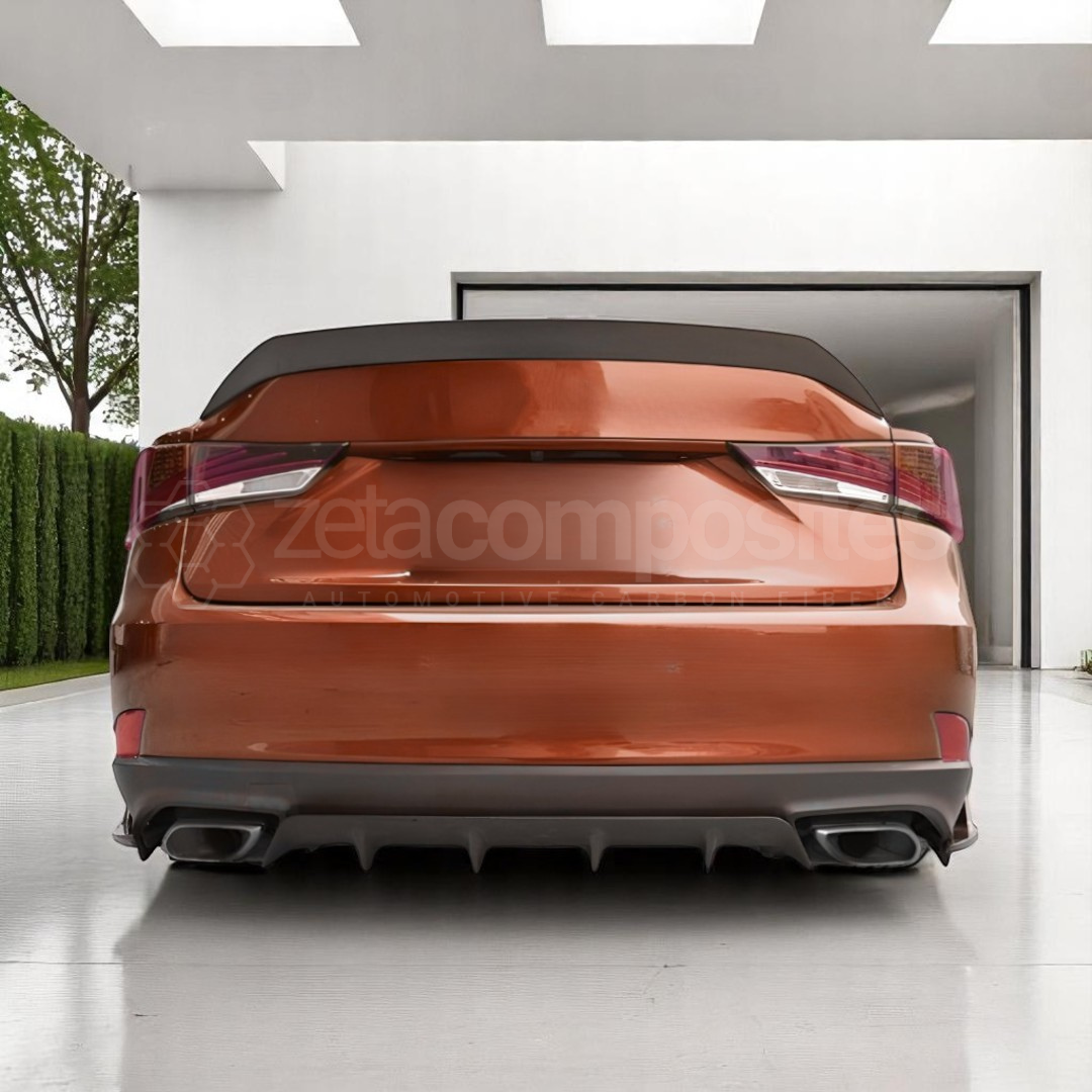 Carbon Fiber Rear Diffuser for Lexus IS300 | IS350 | 2015+ RC F