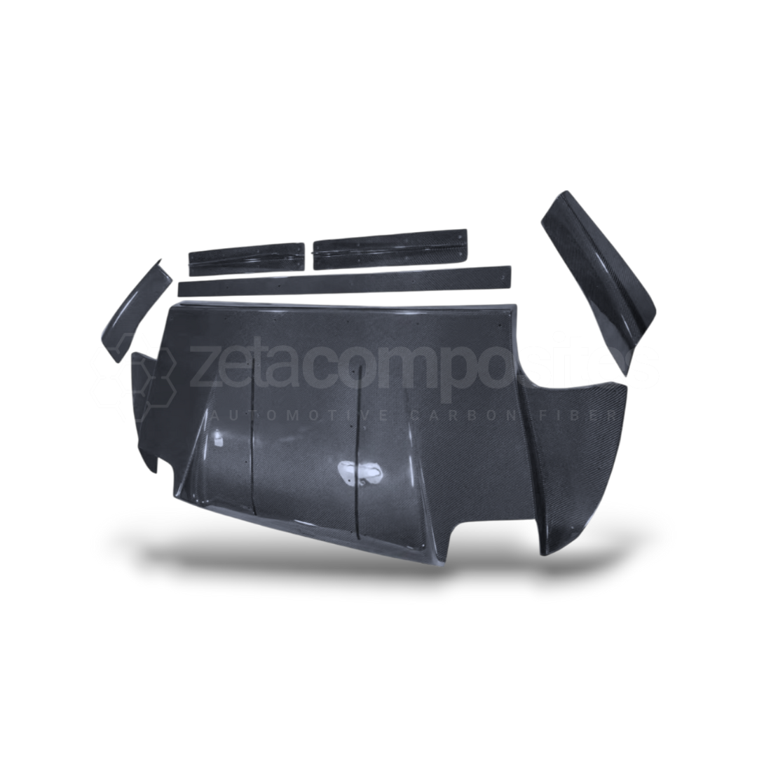 Carbon Fiber Rear Diffuser for Mitsubishi Evo 7 8 9