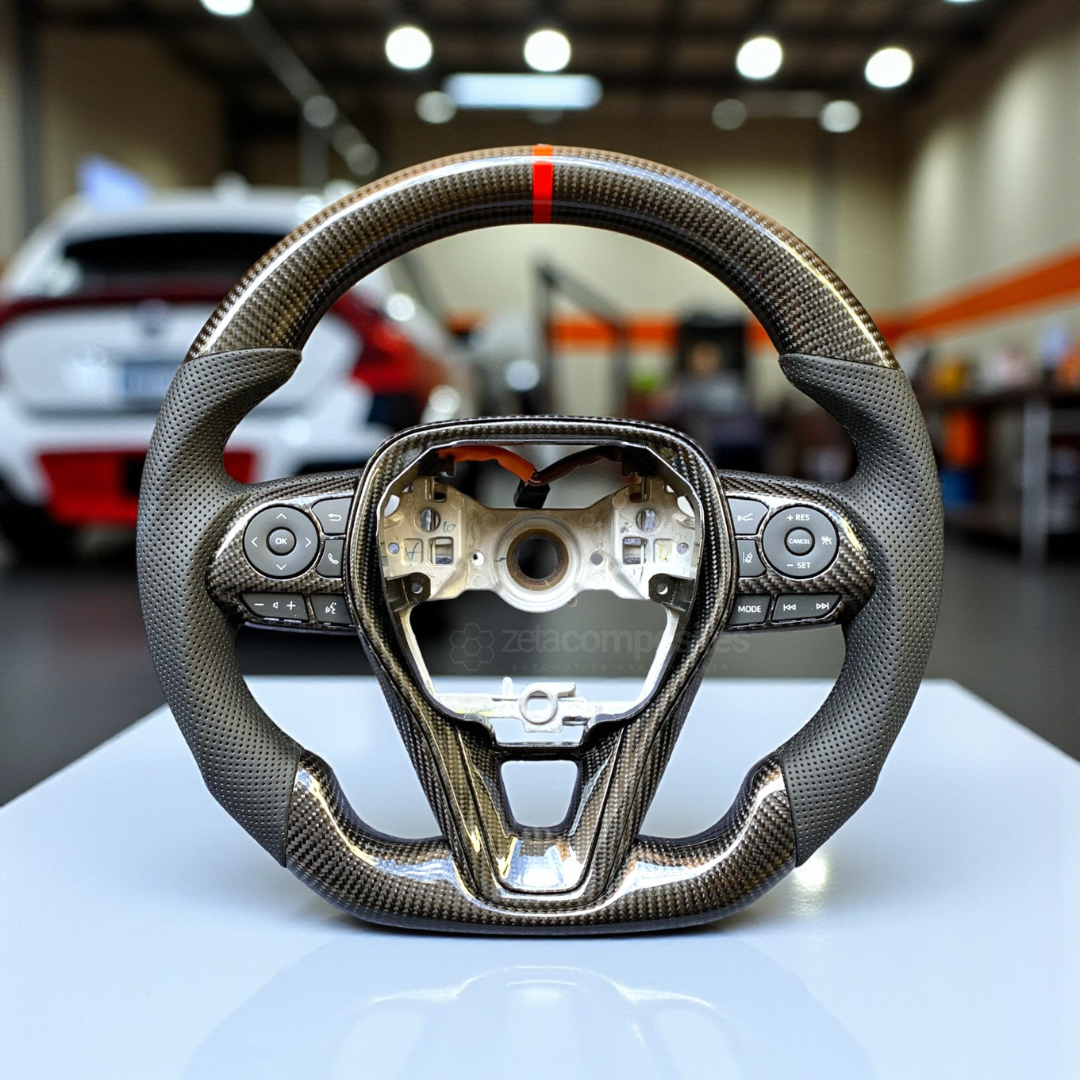 Carbon Fiber Steering Wheel for Corolla Hatch | Rav4