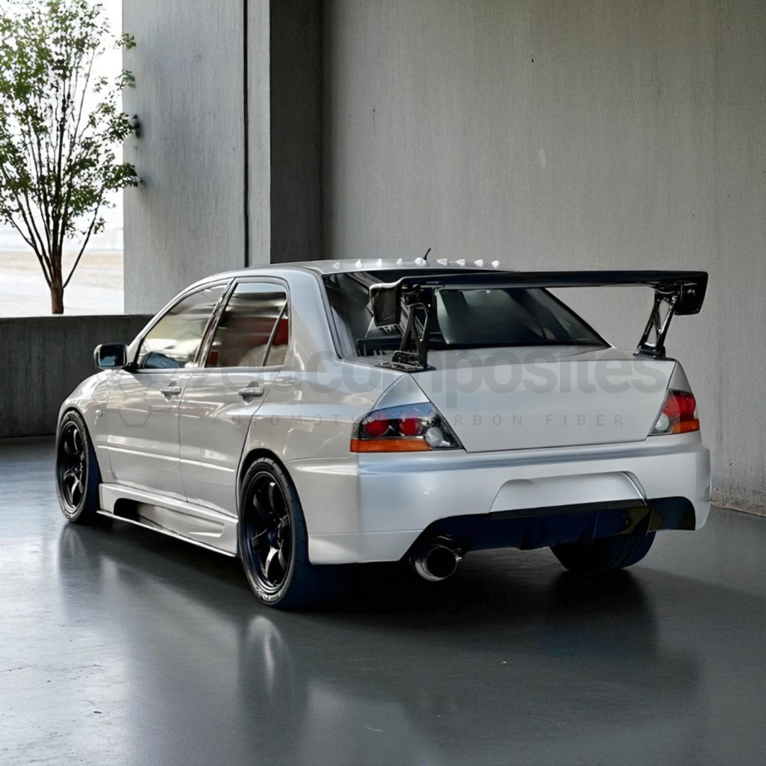 Full Carbon Fiber Track Wing for Mitsubishi Evo 7 8 9 10