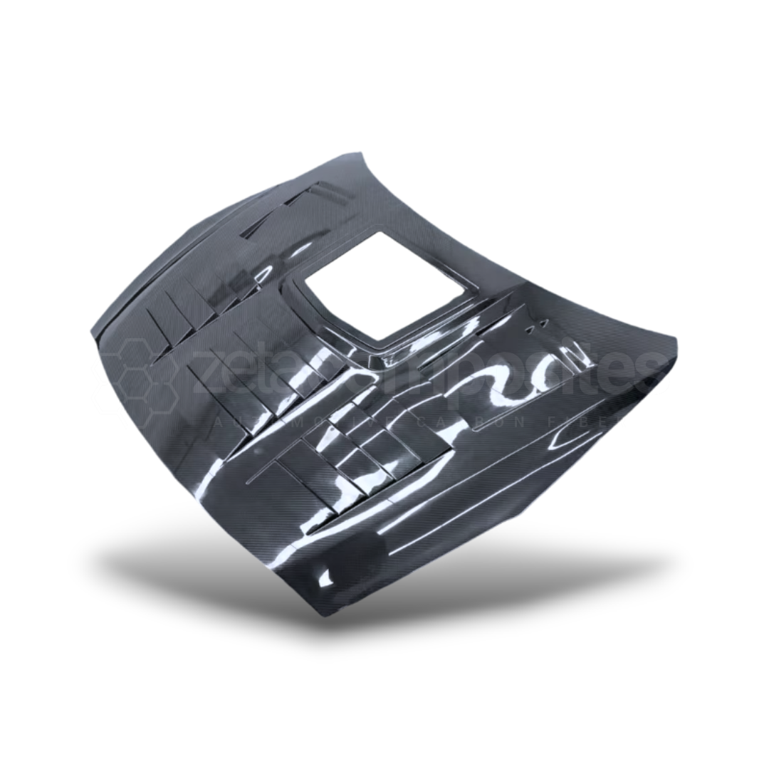 Carbon Fiber Transparent Window Hood for Nissan GTR R35 (All Years)