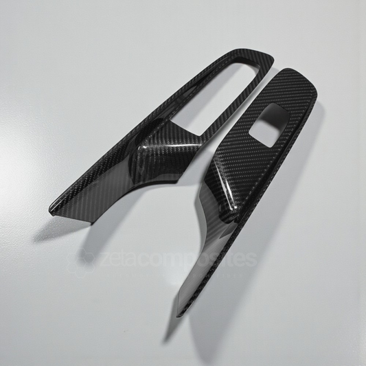 (2020'+) C8 Corvette Carbon Fiber Window Switch Panel Covers