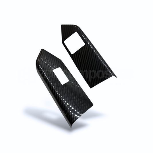 Carbon Fiber Window Switch Panel Covers for Mustang (2010'-2014')