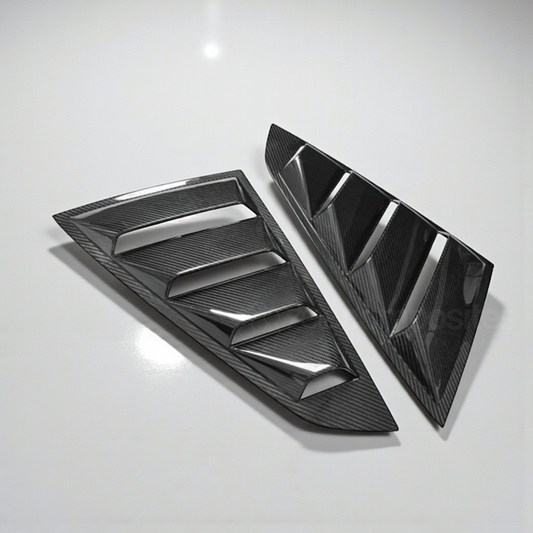 (2024'+ S650) Mustang Carbon Fiber Side Louvers