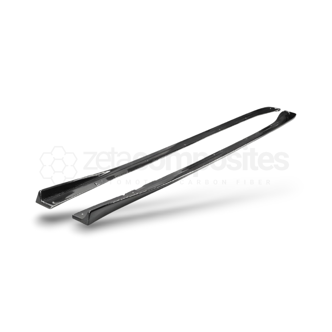 Carbon Fiber Side Skirts Extensions for 2015-2021 Subaru WRX and STI