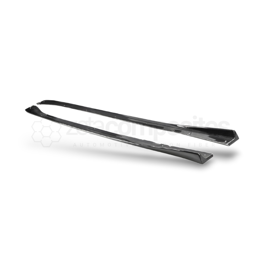Carbon Fiber Side Skirts Extensions for 2015-2021 Subaru WRX and STI