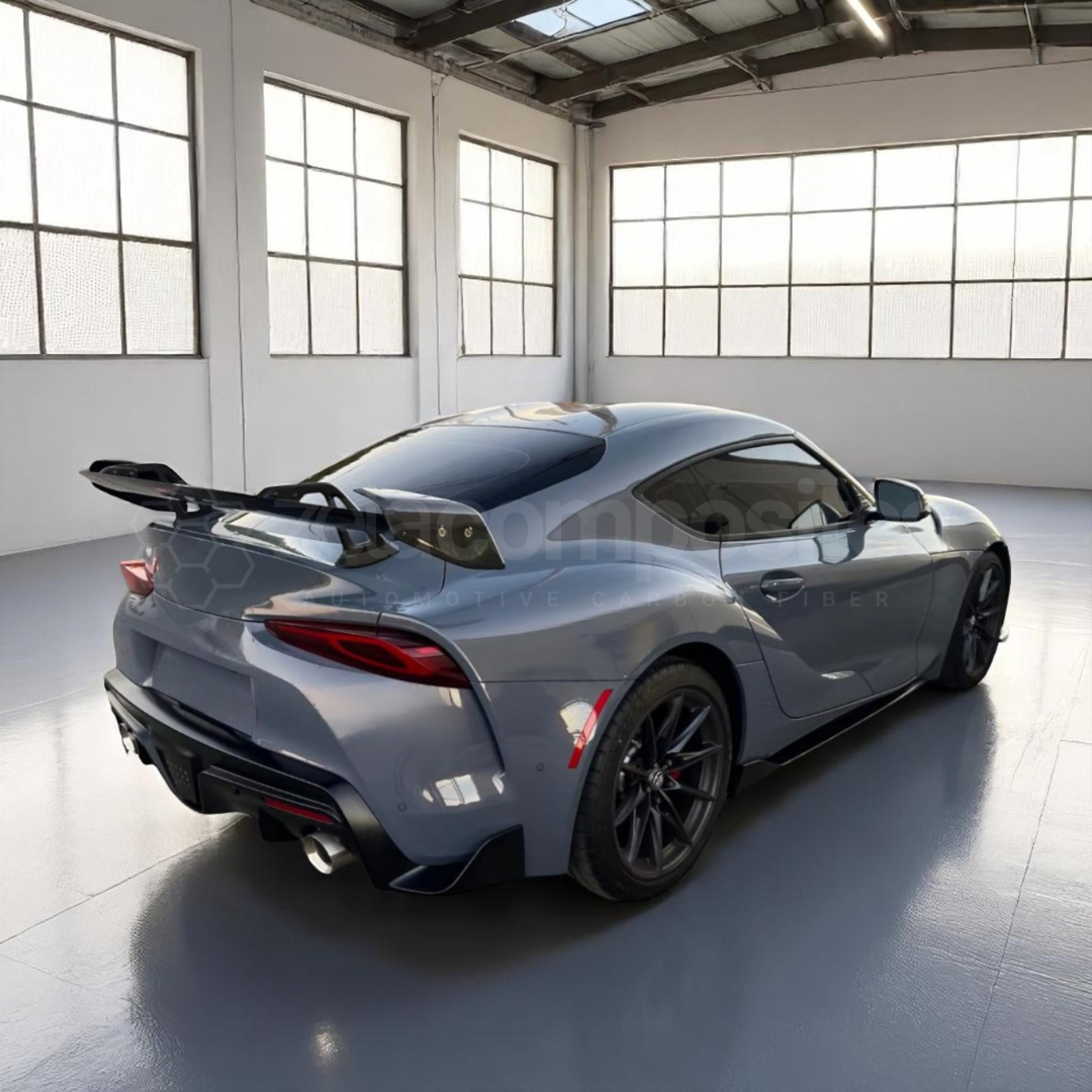 Carbon Fiber Swan Neck Style Wing Spoiler for Supra A90 MKV