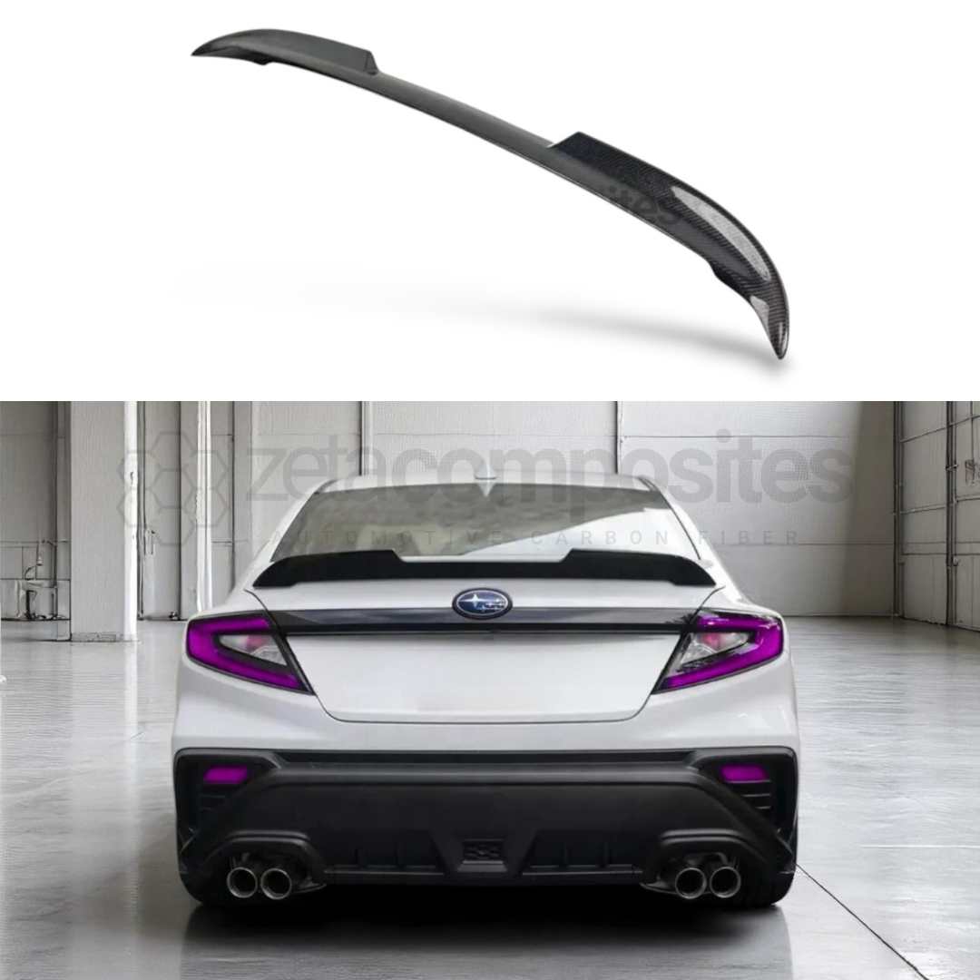 STI Style Carbon Fiber Duckbill Spoiler for Subaru WRX (2022+)
