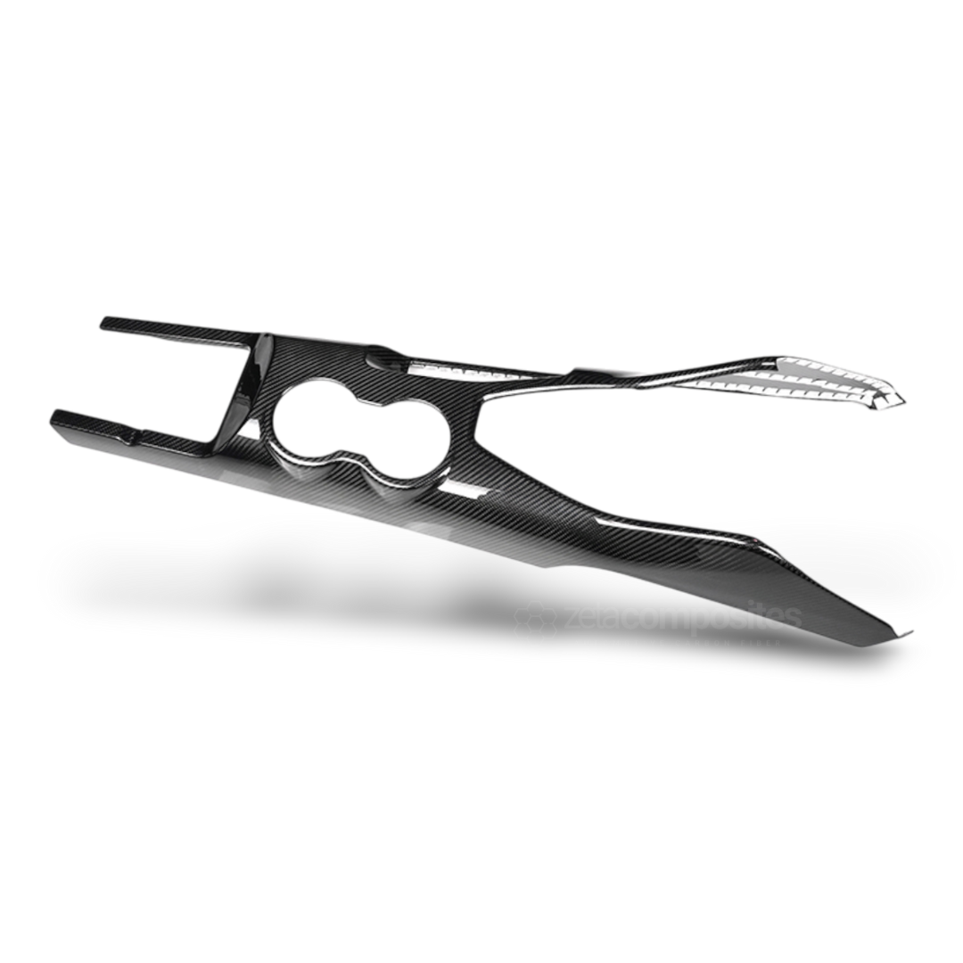 Carbon Fiber Center Console Cover for S650 Mustang (2024+)