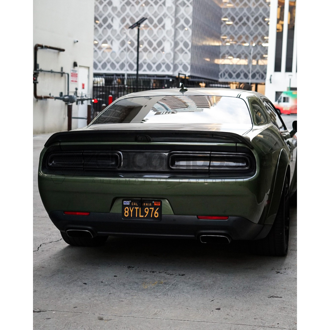 2015-2023 Dodge Challenger Carbon Fiber Taillight Trim Perfect Fitment