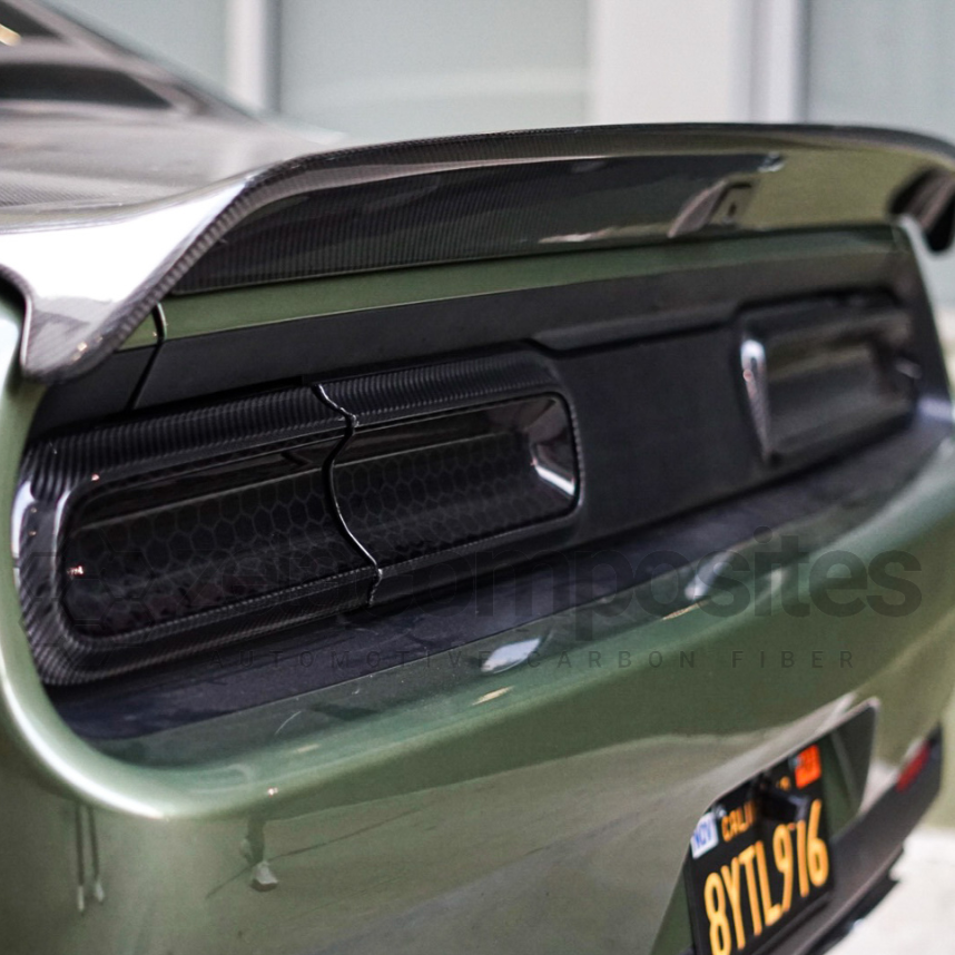2015-2023 Dodge Challenger Carbon Fiber Redeye Spoiler Wing OE+