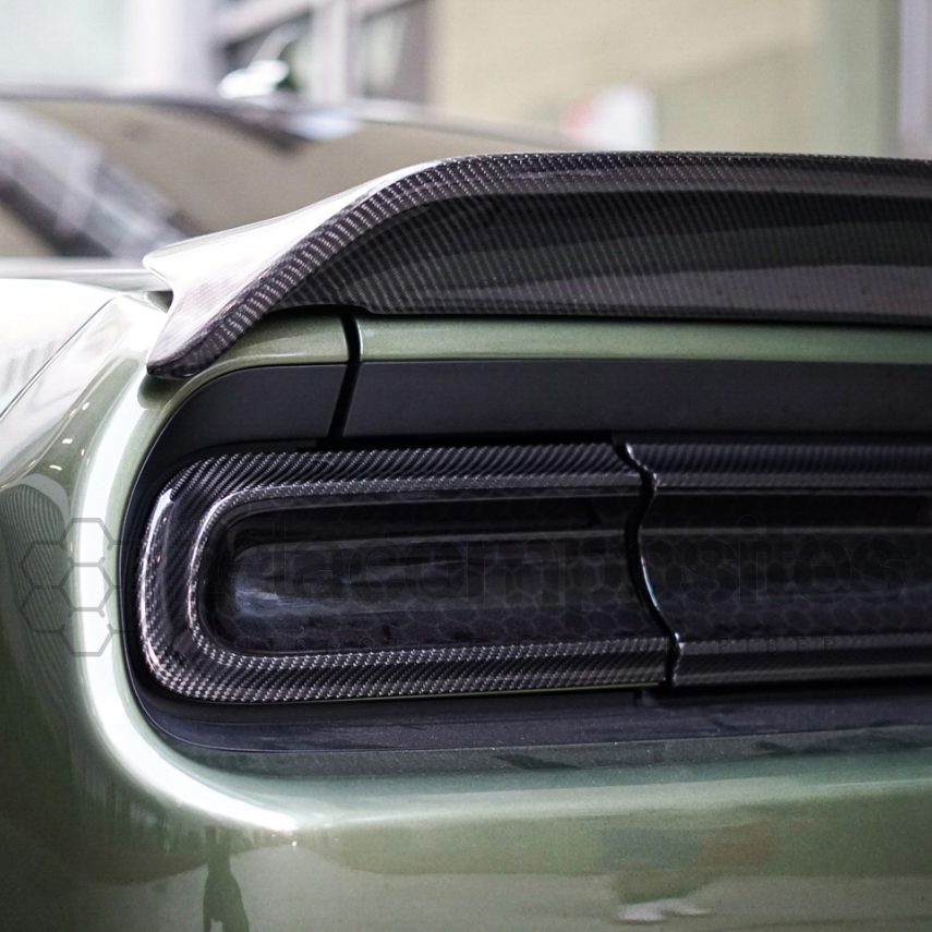 2015-2023 Dodge Challenger Carbon Fiber SRT Redeye Spoiler Wing OEM Fit and Look