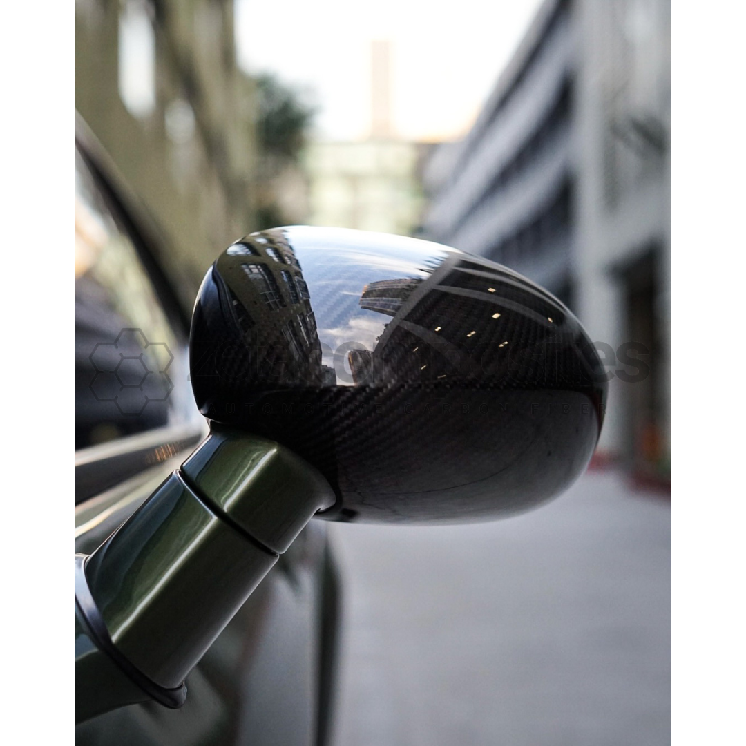 Dodge Challenger Carbon Fiber Mirror Caps Covers Flush (08'-23')