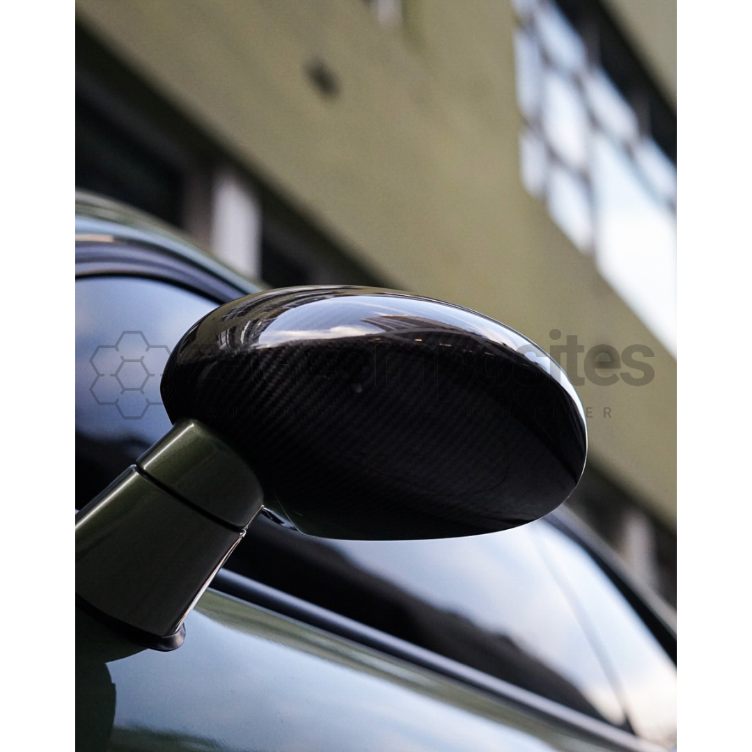 Dodge Challenger Carbon Fiber Mirror Caps Covers Flush (08'-23')