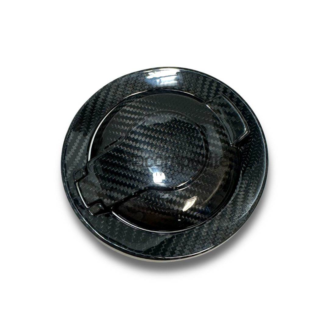 2015-2023 Dodge Challenger Carbon Fiber Gas Cap Inner and Outer Cover Flush Fitment