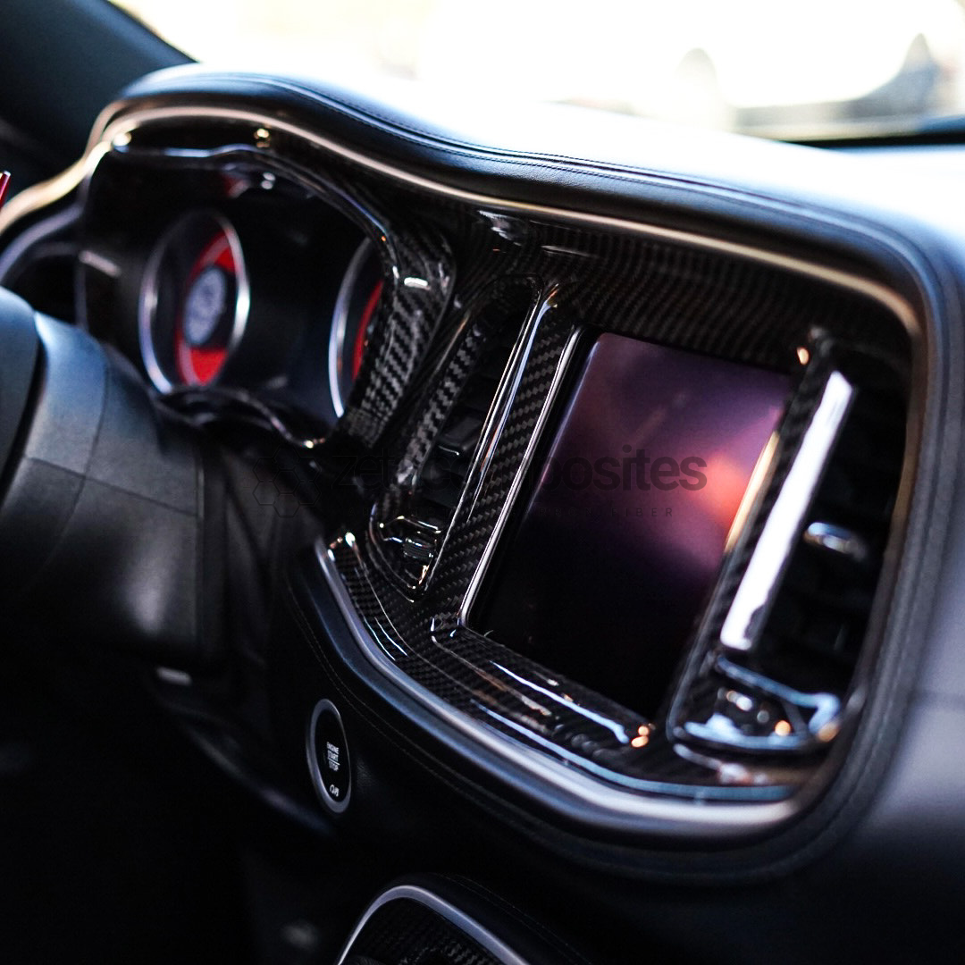 2015-2023 Dodge Challenger Carbon Fiber Dash Kit