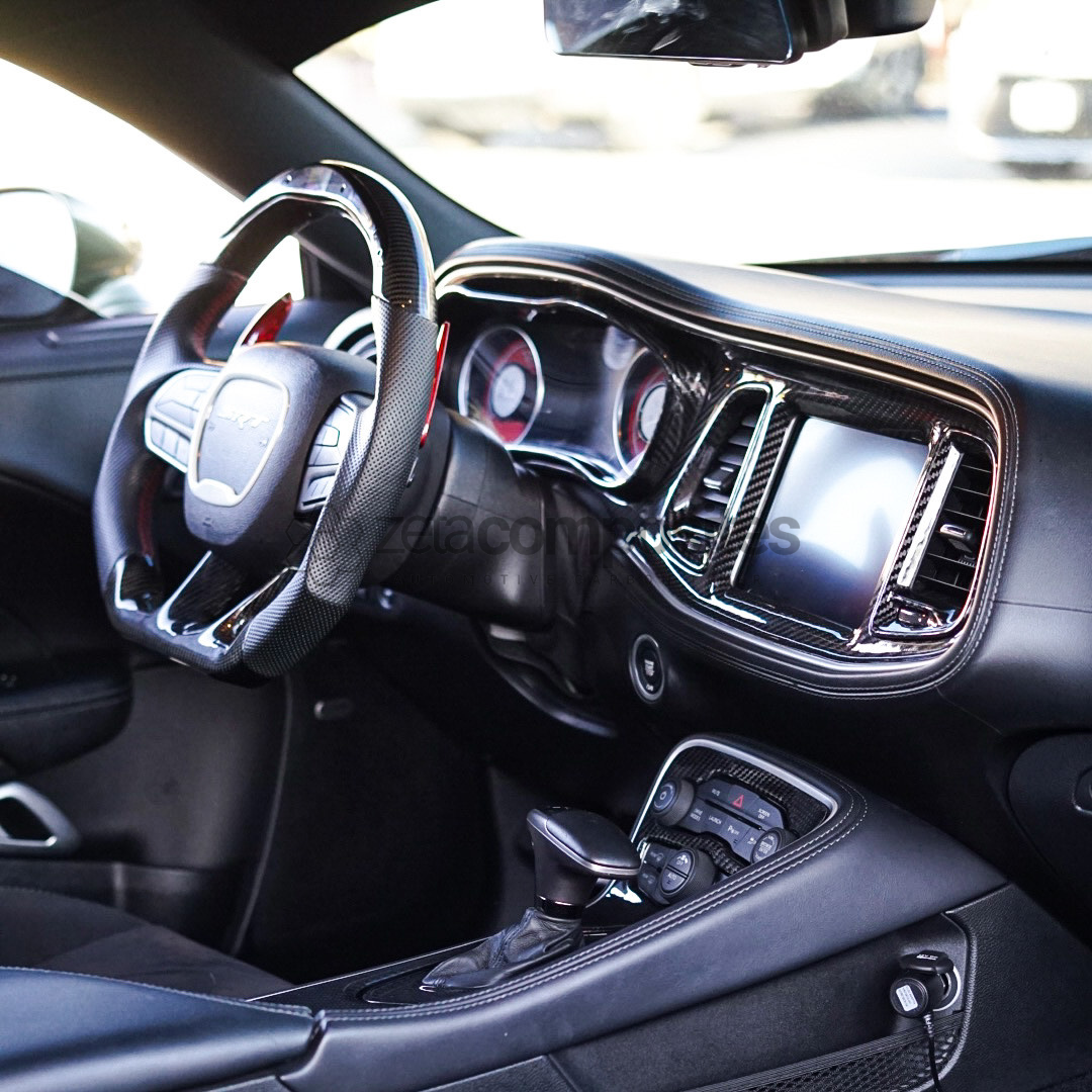 2015-2023 Dodge Challenger Carbon Fiber Dash Kit