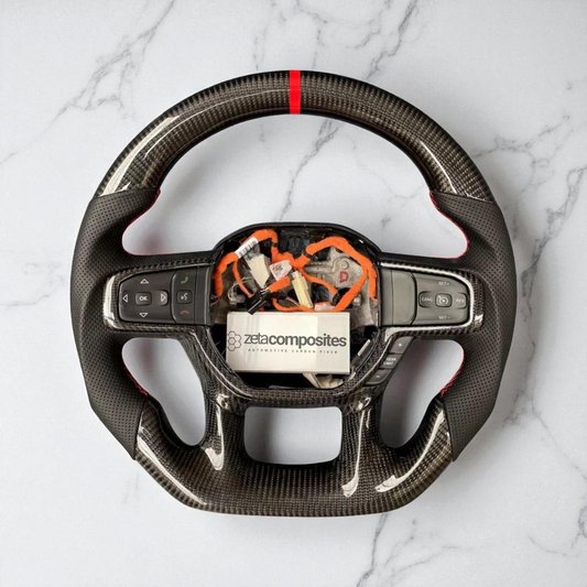 Dodge RAM TRX GT RHO Carbon Fiber Steering Wheel