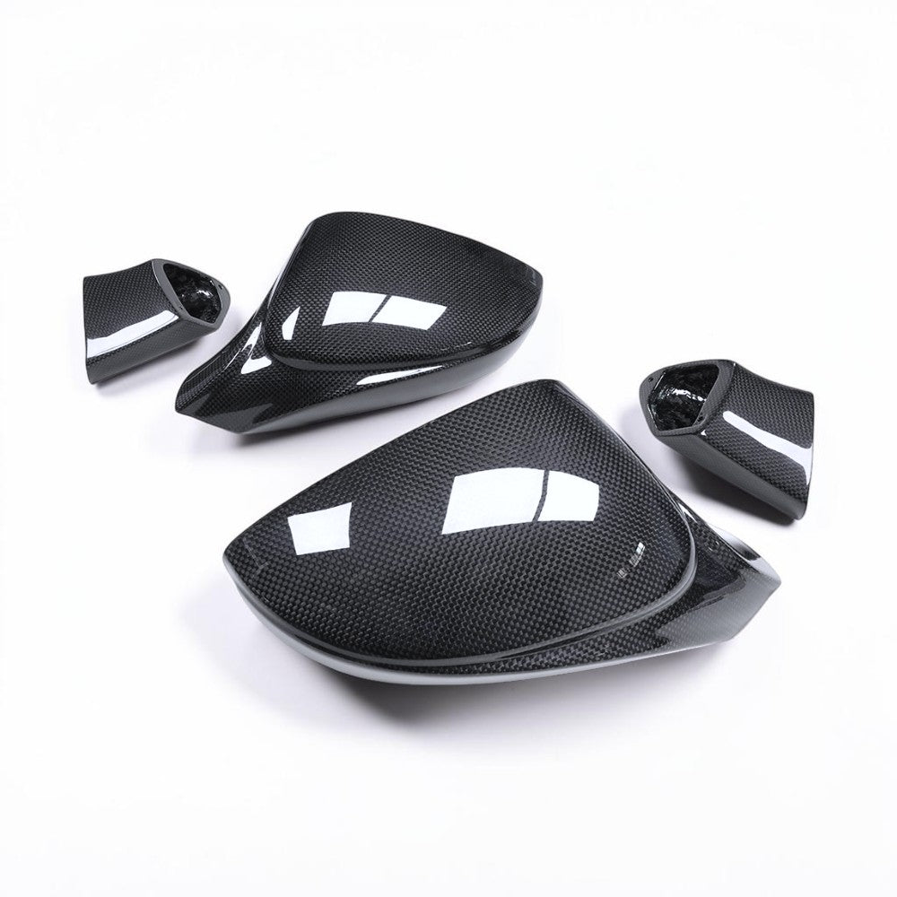 Dry Carbon Fiber Mirror Cap Replacement for 458/488 Models