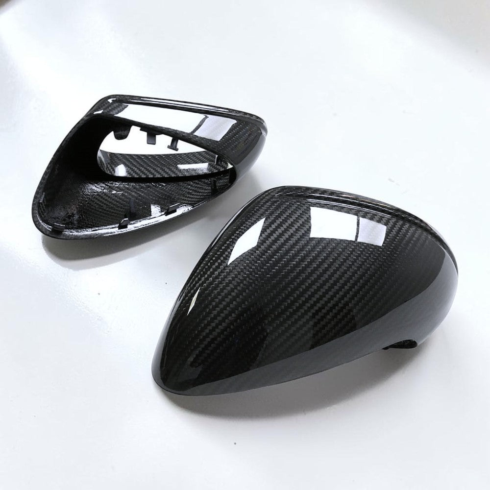 Dry Carbon Fiber Mirror Cap Replacement for Porsche (12'-16') 911 981 991.1 Cayman Boxster