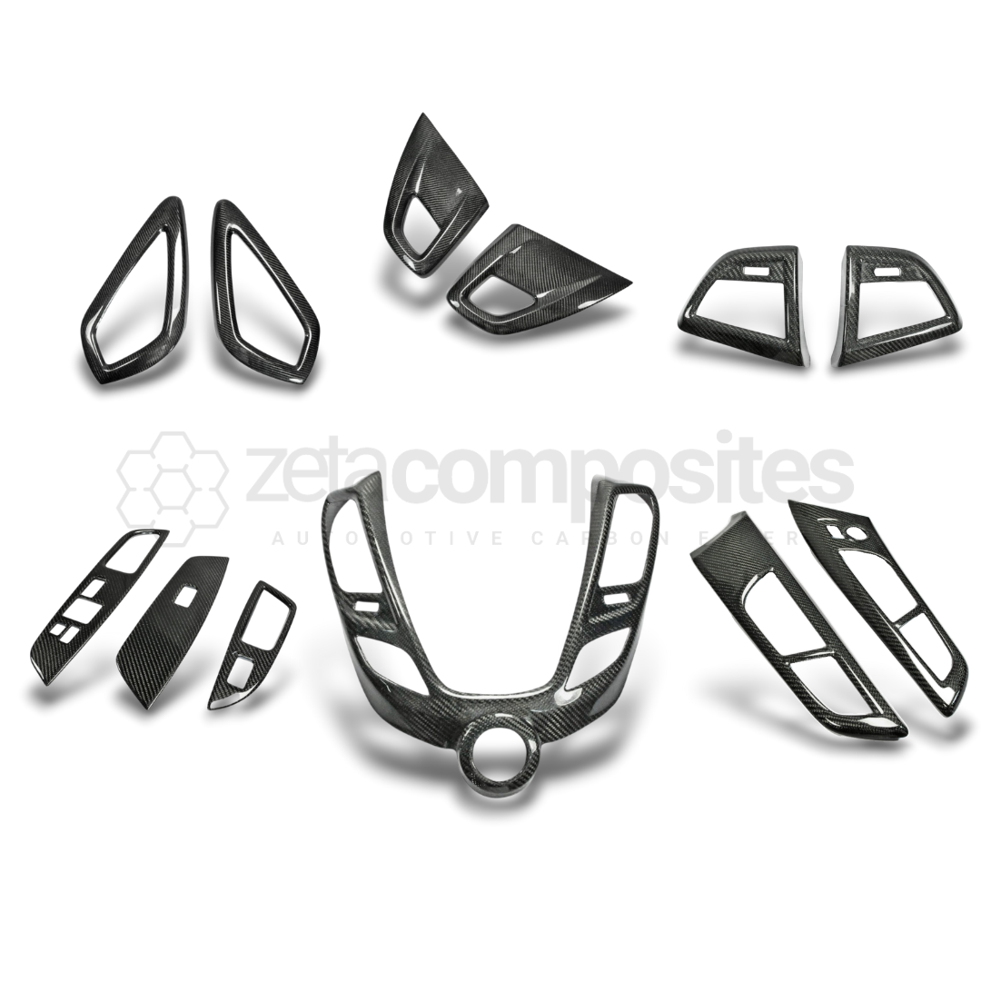 Full Carbon Fiber Interior Cover Kit for Hyundai Veloster (2012'-2017')