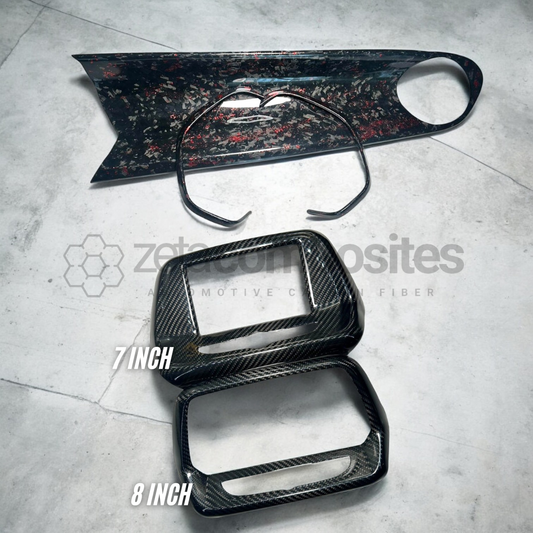 Camaro Carbon Fiber Dash + Screen + Gauges Trim Covers Set (2016-2024)