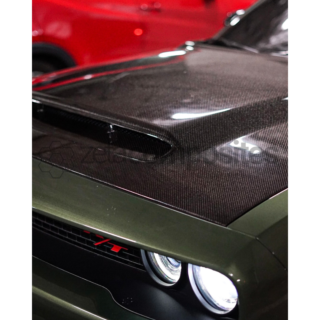 Dodge Challenger Carbon Fiber Demon Hood OE+