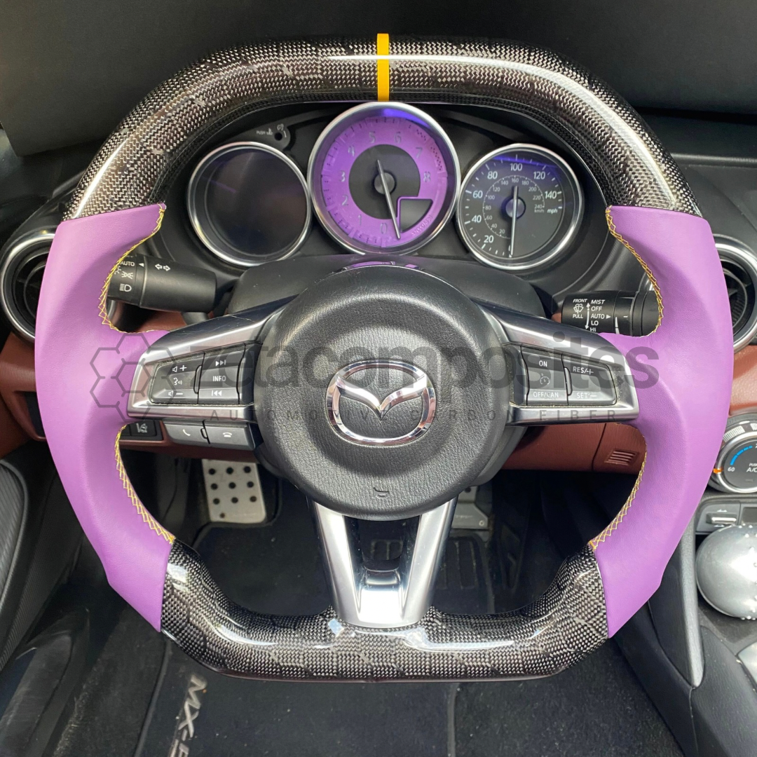 Carbon Fiber Steering Wheel for Miata Mx5 ND