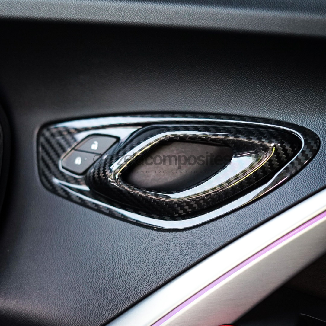 2016-2023 Camaro Carbon Fiber Door Handle Surrounds Trims – ZetaComposites