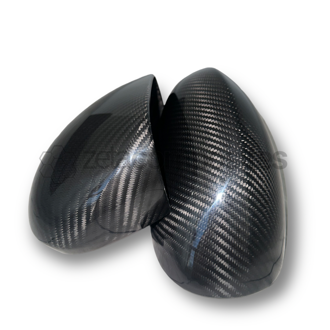 Dodge Challenger Carbon Fiber Mirror Caps Covers Flush (08'-23')