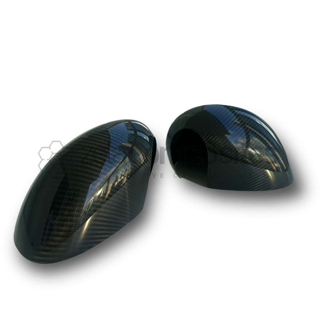 Dodge Challenger Carbon Fiber Mirror Caps Covers Flush (08'-23')