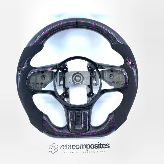 Carbon Fiber Steering Trim Direct Replacement for EVO 10 X Lancer