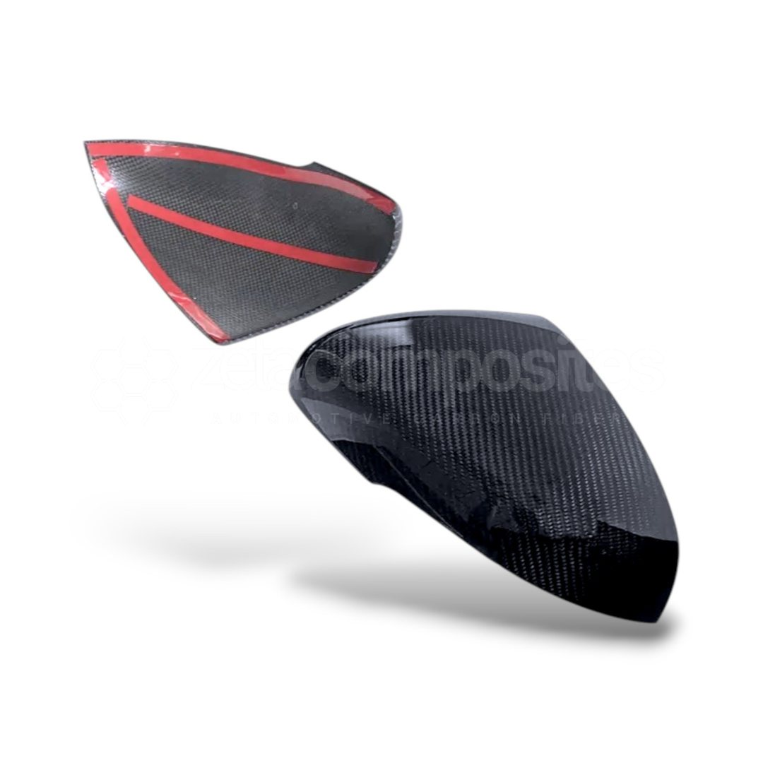 Carbon Fiber Mirror Caps Set OE / M Style for Kia Stinger
