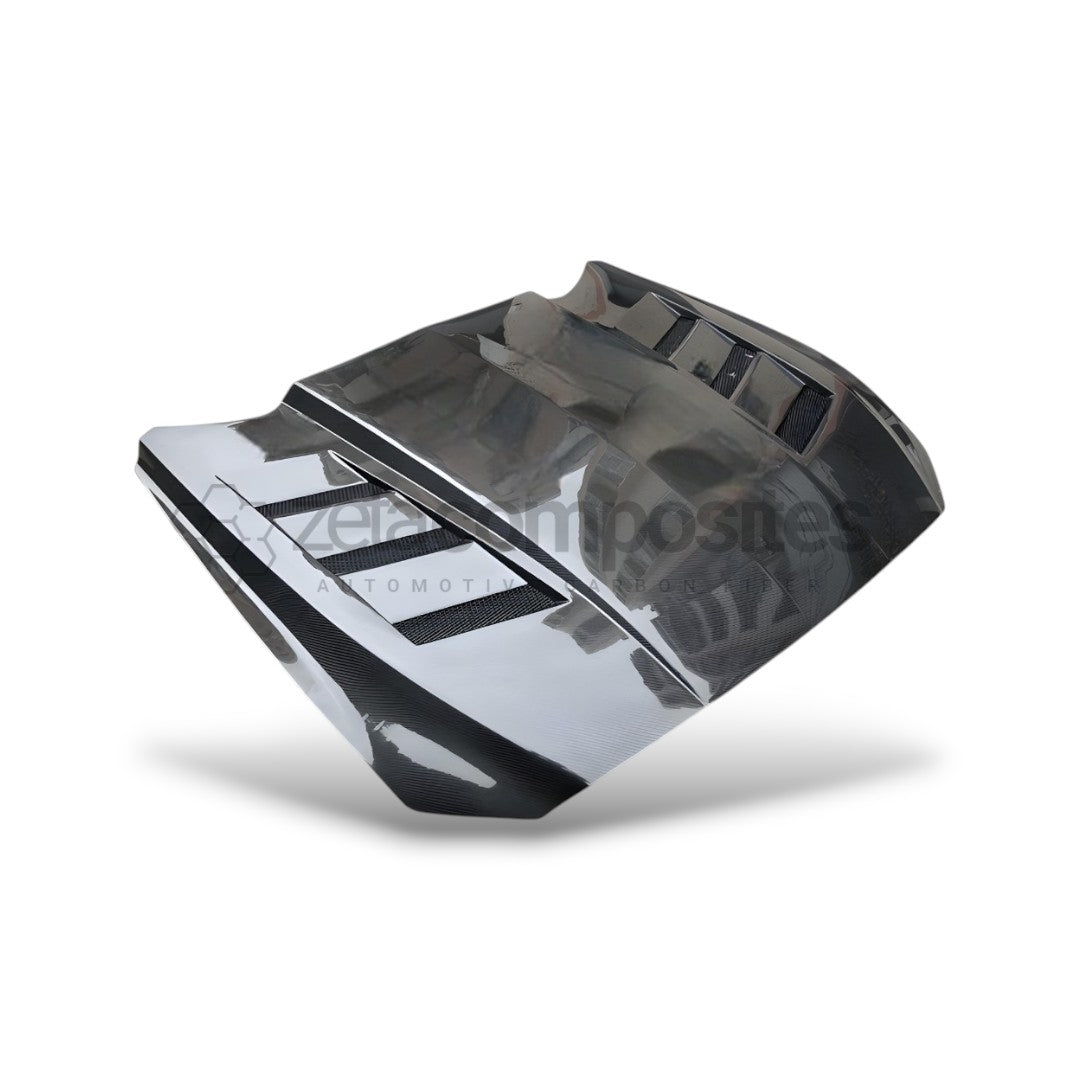 Mustang Carbon Fiber Hood Triple Vented (2015-2023)