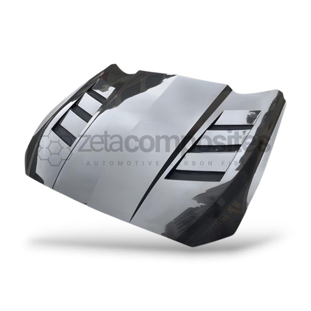 Mustang Carbon Fiber Hood Triple Vented (2015-2023)