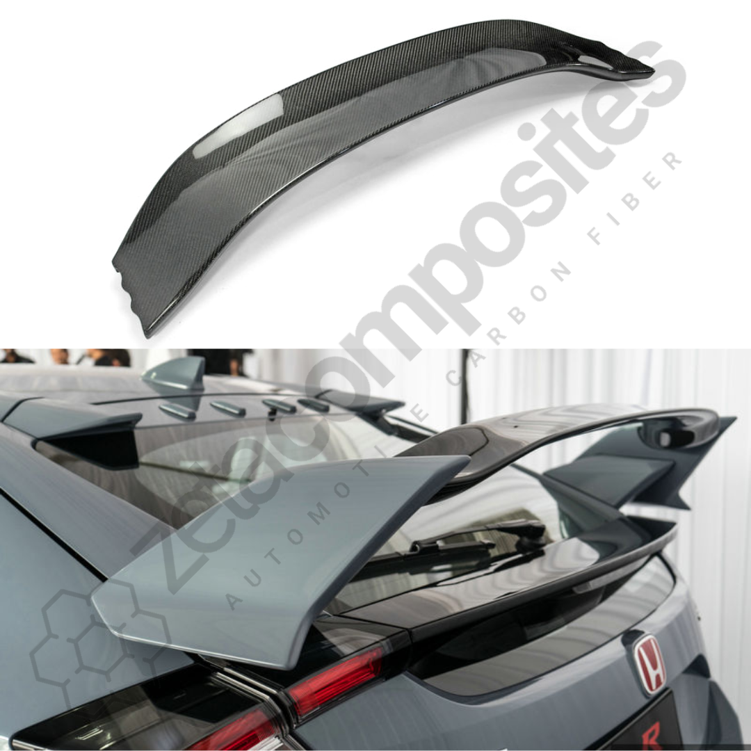 OE Style Carbon Fiber Center Spoiler for Honda Civic Type R (2016'-2021')