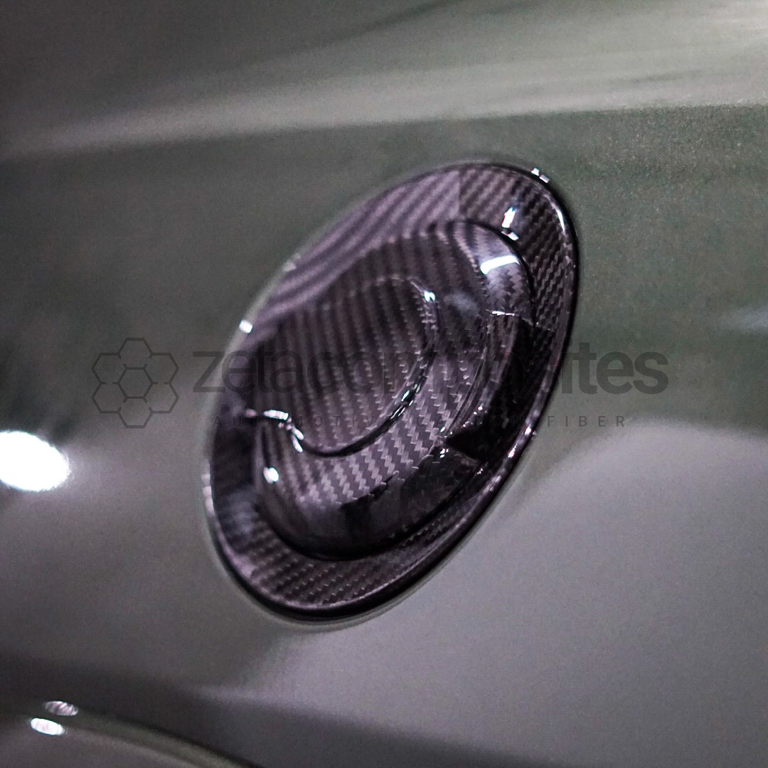2015-2023 Dodge Challenger Carbon Fiber Gas Cap Inner and Outer Cover Flush Fitment