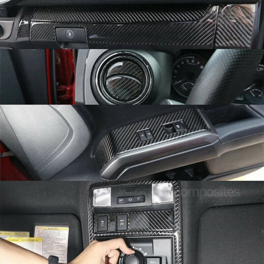 Real Carbon Fiber Interior Trim Kit for Tacoma (16'-22')