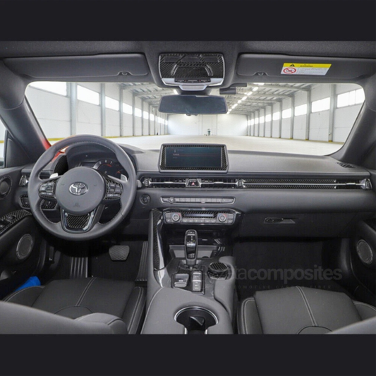 Real Carbon Fiber Interior Trim Kit for Supra MKV