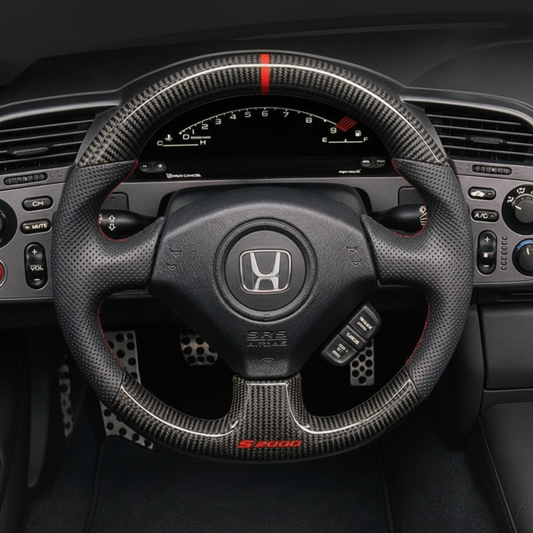 (2000'-2009') Honda S2000 / Acura RSX Carbon Fiber Steering Wheel