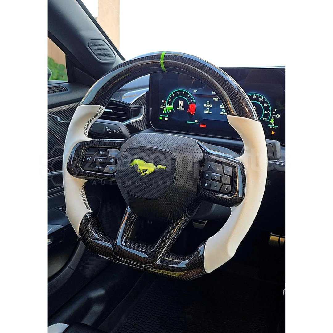 2024+ Mustang S650 Carbon Fiber Steering Wheel