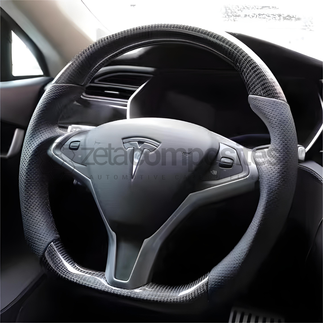 Carbon Fiber Steering Wheel for Tesla Model S | X