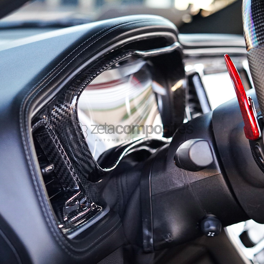 2015-2023 Dodge Challenger Carbon Fiber Dash Kit