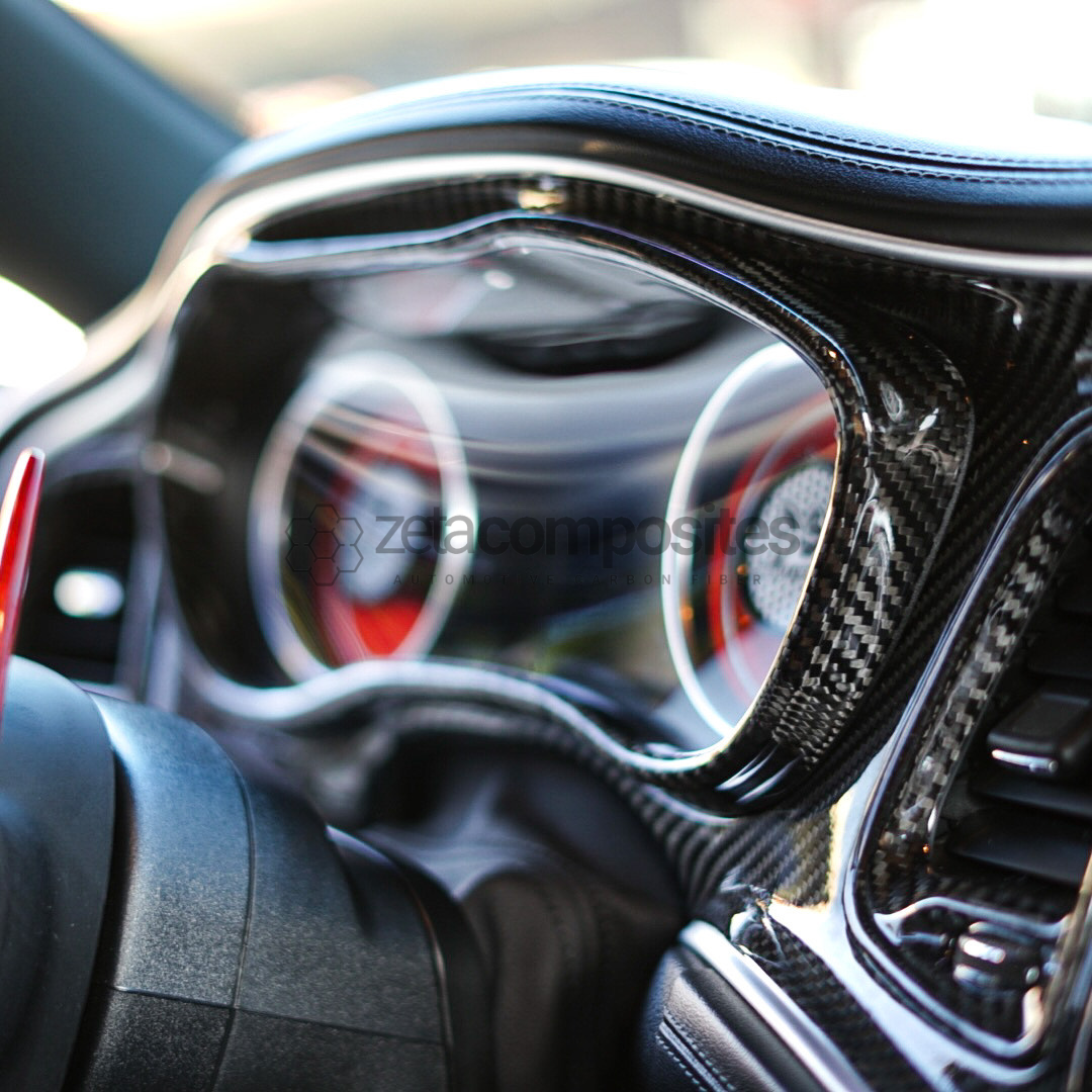 2015-2023 Dodge Challenger Carbon Fiber Dash Kit