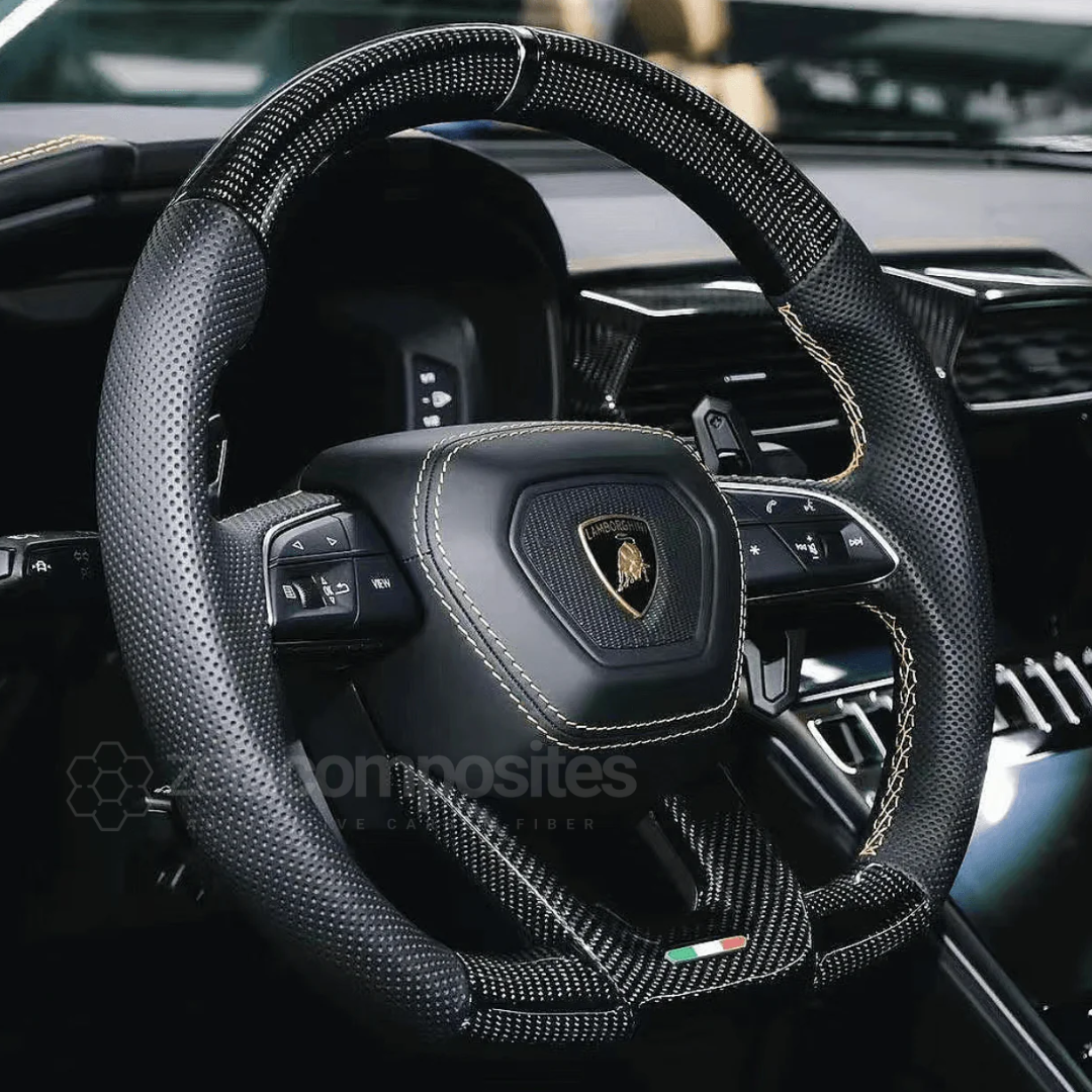 2018-2025 Lamborghini Urus Custom Carbon Fiber Steering Wheel