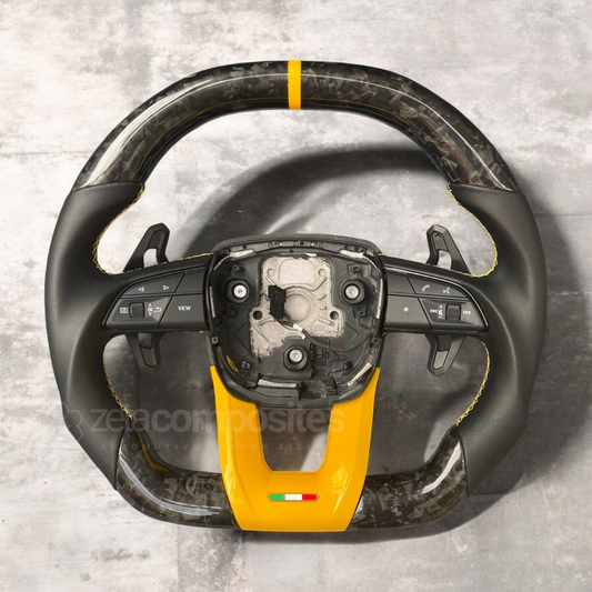 2018-2025 Lamborghini Urus Custom Carbon Fiber Steering Wheel
